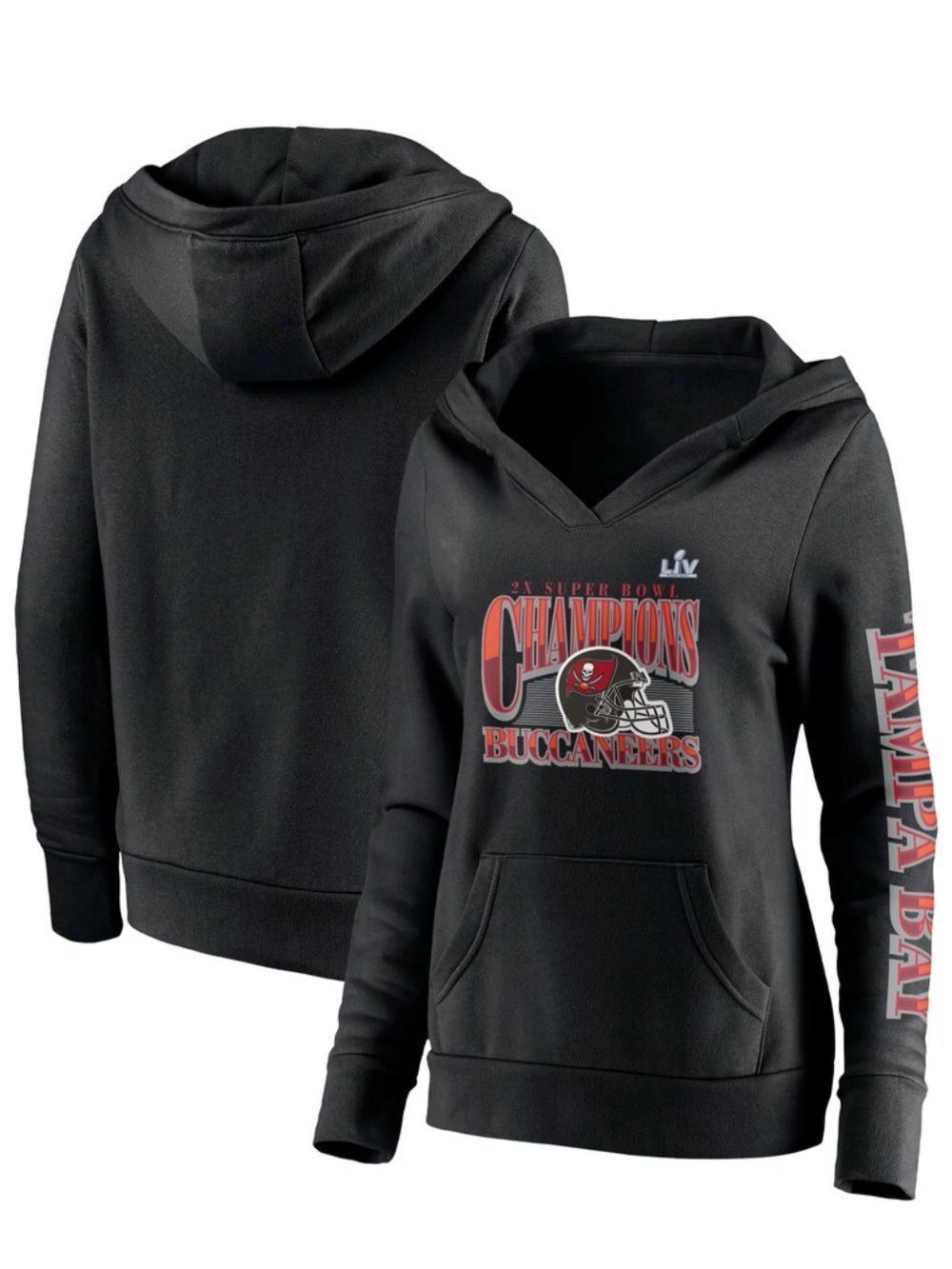 Fanatics Tampa Bay Buccaneers Super Bowl Champions Hoodie NWT